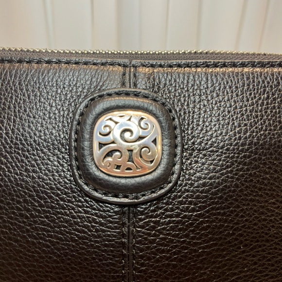 Brighton Black Crossbody Bag with Silver Details - Picture 2 of 9